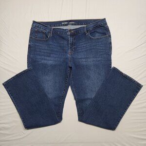 Old Navy Jeans Original Midrise Womens Size 16 Diva Bootcut Stretch Blue 39 X 30